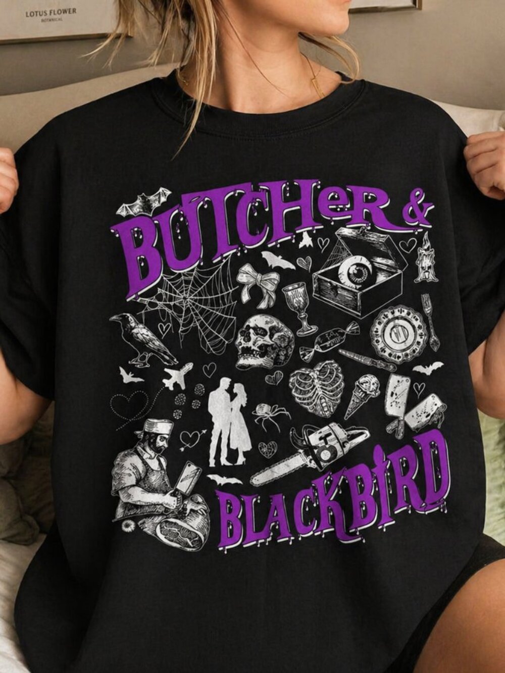 Butcher & Blackbird Fan Shirt, Dark Romance Bookish Tee